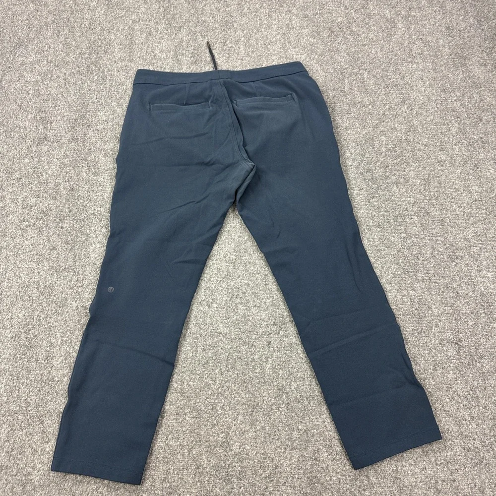 Lululemon Pants Mens 36x32 Blue Stretch Slim Chino Drawstring Waist Pockets‎